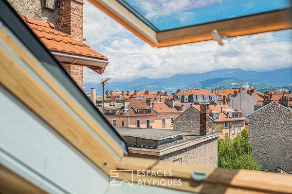 Appartement en dernier étage quartier Championnet