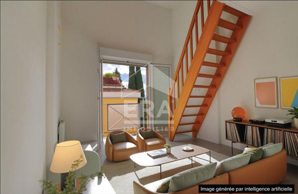 Aix en Provence - Appartement Duplex 3 pièces dernier étage lumineux avec extérieur et parking ? Cadre de vie recherché