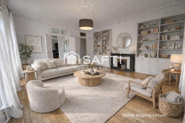Bel appartement type haussmannien 198 m²