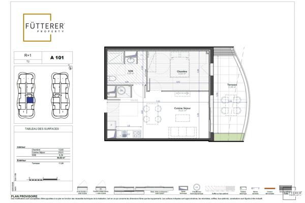 Appartement 2 pièces à vendre Narbonne - 11100 / Réf: 4286-FUTTERER