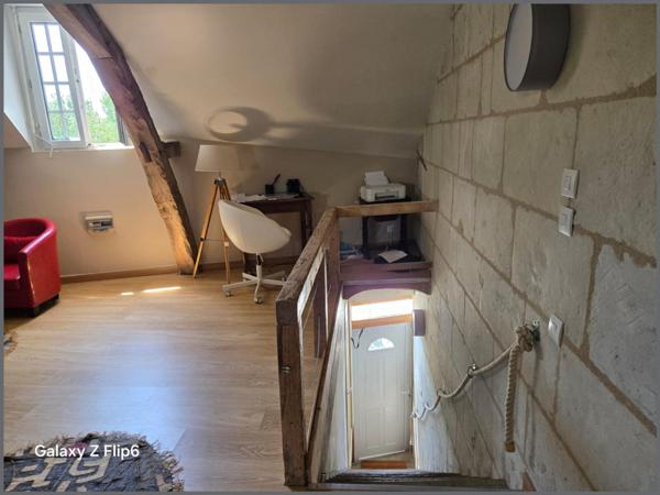 A Saint Clément des levées 49350, face à la Loire ancienne "Maison de marinier", plus un joli studio.