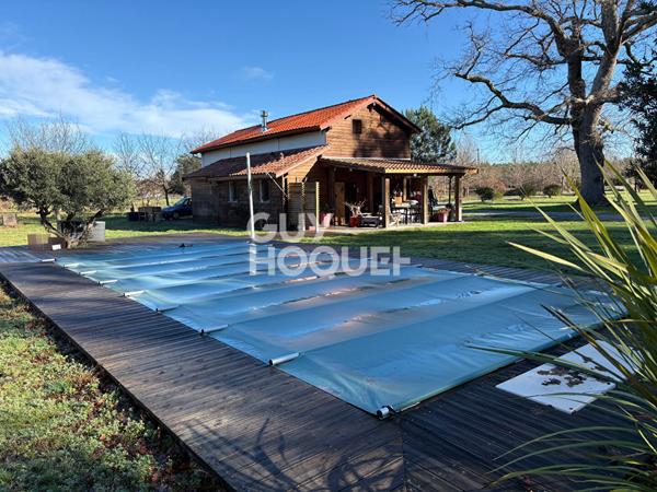 Belle maison landaise avec dépendance et pisicne