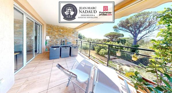 Appartement  Saint-Raphaël-Valescure, 3 pièces, Terrasse sud, garage, piscine