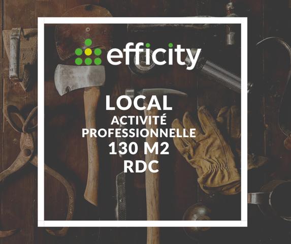 Local Commercial 1 pièce - 130 m² Exclusivité efficity