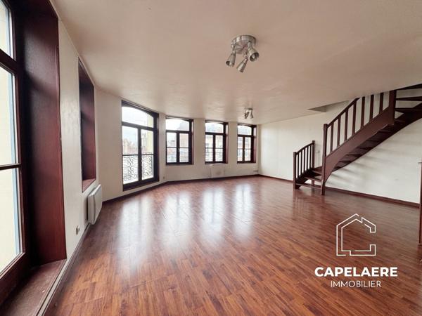 Lille (59000) Duplex dernier étage - 3 chambres - hyper centre de Lille