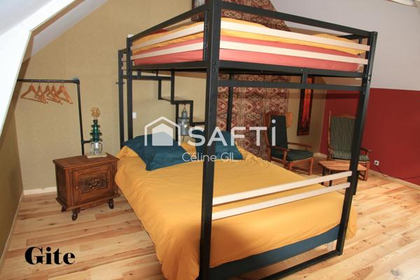 Maison avec gîte et appartement – piscine – proche Josselin