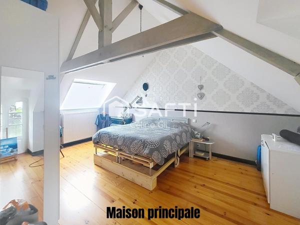 Maison avec gîte et appartement – piscine – proche Josselin