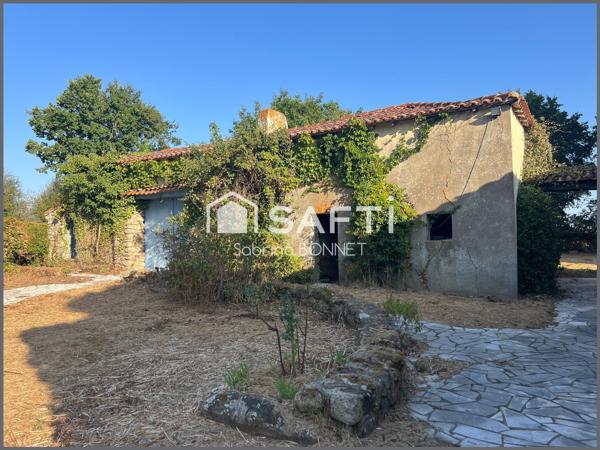 Maison en pierre à rénover, une dépendance de 200 m², un pigeonnier.