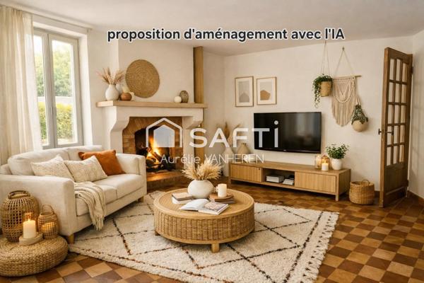 maison de village avec rez-de-chaussée autonome