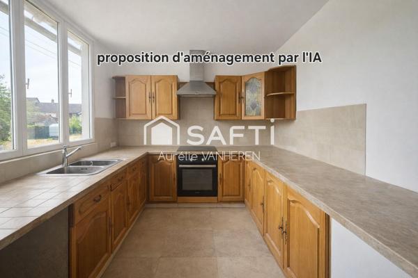 maison de village avec rez-de-chaussée autonome