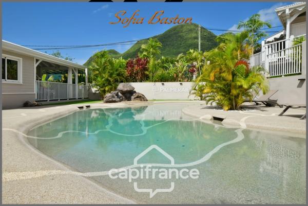 Maison T2 de plain-pied avec jardin privatif de 143 m², piscine et proche plage à vendre LE DIAMANT (972) Martinique