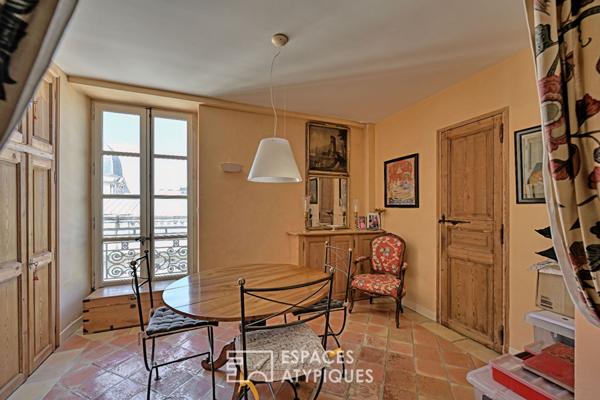 Appartement avec terrasse de 100 m² sans vis-à-vis, dernier étage, Quartier Feuchères