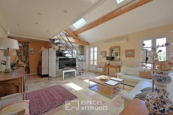 Appartement avec terrasse de 100 m² sans vis-à-vis, dernier étage, Quartier Feuchères