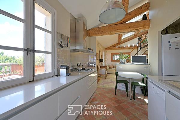 Appartement avec terrasse de 100 m² sans vis-à-vis, dernier étage, Quartier Feuchères