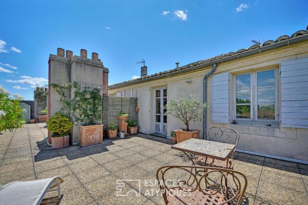 Appartement avec terrasse de 100 m² sans vis-à-vis, dernier étage, Quartier Feuchères