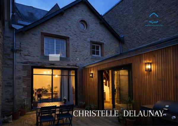 🏡 Maison de charme – 100 m² – Hyper centre de Laval – Cour & terrasse