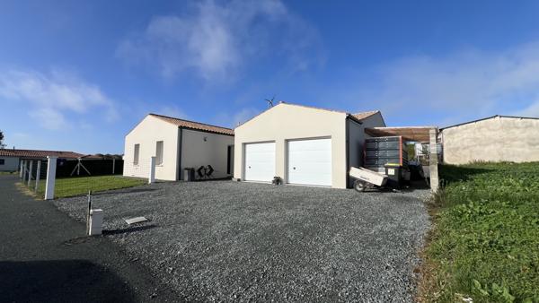 Saint-Maxire (79410) A 9 kms de NIORT, à SAINT-MAXIRE, PAVILLON DE PLAIN-PIED de 2023 avec 4 CHAMBRES et GARAGE DOUBLE sur TERRAIN