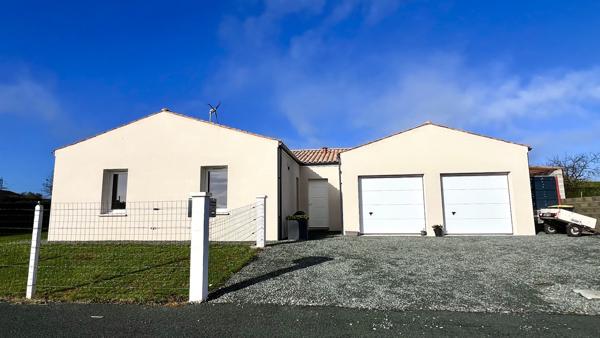 Saint-Maxire (79410) A 9 kms de NIORT, à SAINT-MAXIRE, PAVILLON DE PLAIN-PIED de 2023 avec 4 CHAMBRES et GARAGE DOUBLE sur TERRAIN