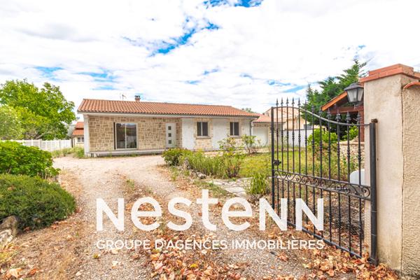 Gaillac, maison de plain-pied 100 m2 habitables, parcelle 1000 m2, 5 pièces, 3 chambres