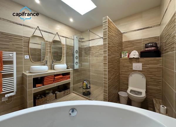 Lavaur centre, maison T4 90 m² avec garage, terrain 369 m²