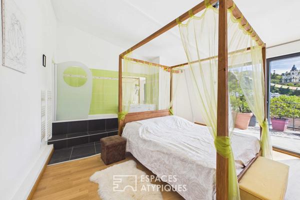 Attique d’exception avec terrasse panoramique et garage double