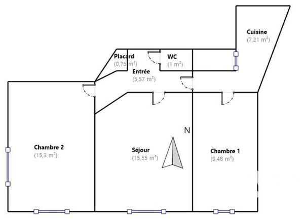 Appartement à vendre 