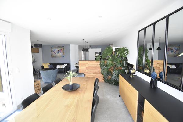 Maison Saint Herblain bourg, 3 chambres, garage, jardin