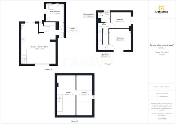 Vente Maison 4 pièces de 98m² - 95400 Arnouville