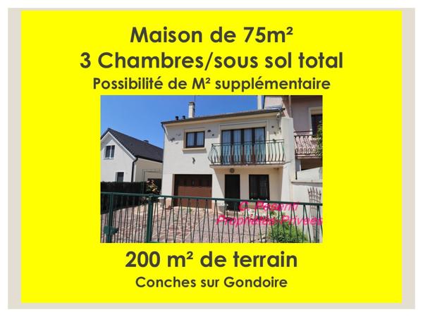 Maison Conches Sur Gondoire 5 pièce(s) 75 m2