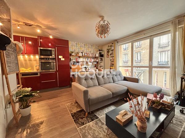 GARIBALDI / RER C - DUPLEX - 3 PIÈCES 63,53 M² - BALCON 2,90 M² - PARKING