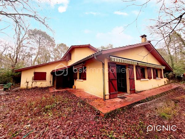 Au cœur de la très prisée Marina de Talaris, résidence privée et sécurisée avec gardien, piscine, tennis et accès direct au lac du Moutchic, découvrez cette maison nichée dans un environnement naturel rare, à seulement quelques minutes de l’océan.

Implantée sur une belle parcelle arborée d’environ 1 190 m², cette maison de 1975 développe environ 140 m² habitables et offre un cadre de vie paisible, idéal en résidence principale comme secondaire.

Dès l’entrée, vous serez séduits par un séjour chaleureux avec cheminée à insert, ouvert sur la nature, prolongé par une véranda lumineuse permettant de profiter du jardin toute l’année.

La maison propose :

3 chambres de plain-pied
une salle de bain et WC indépendants
une cuisine ouverte sur la pièce de vie

À l’étage, une spacieuse mezzanine de plus de 30 m², avec salle d’eau et WC, offre de nombreuses possibilités : espace nuit supplémentaire, bureau, salle de jeux…

Un double garage complète l’ensemble.

🌿 Un bien au fort potentiel, dans un cadre de vie recherché, où chacun pourra imaginer et créer un lieu à son image.