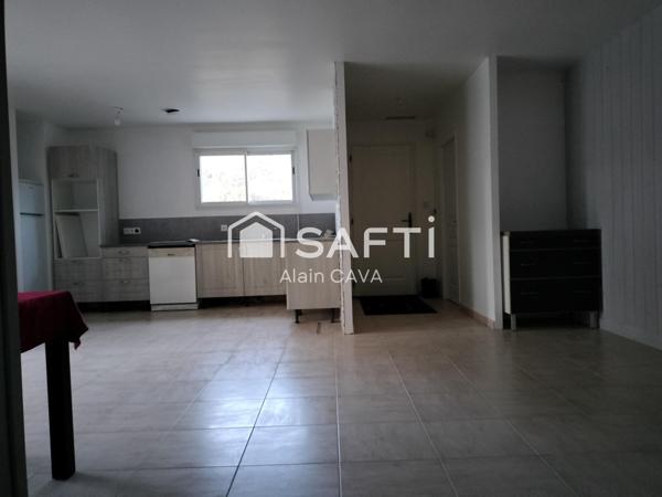 Appartement de 96m² en rez de jardin avec terrasse ,garage et jardin