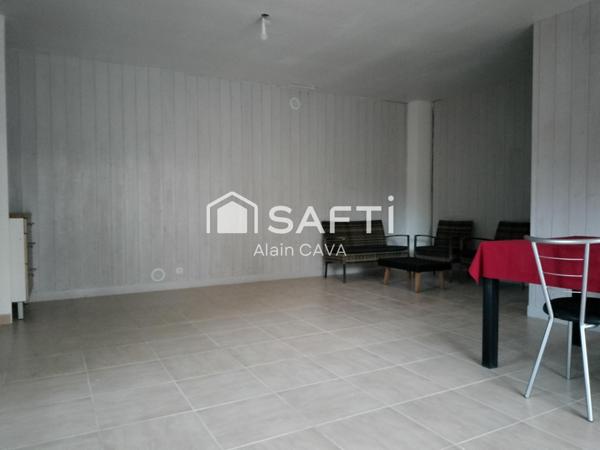 Appartement de 96m² en rez de jardin avec terrasse ,garage et jardin