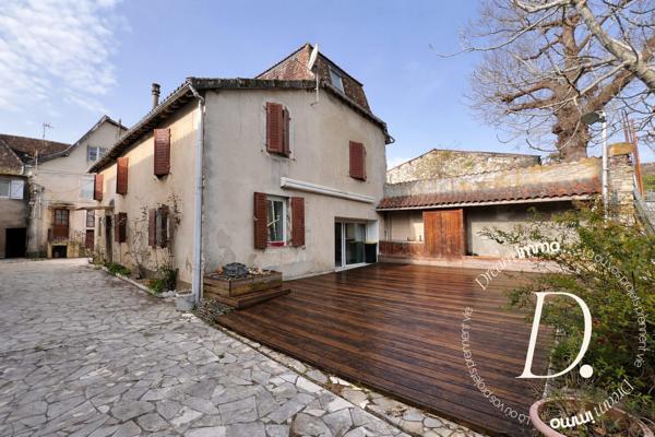 Orthez - Maison spacieuse avec 5 chambres, terrasse, garage & cave