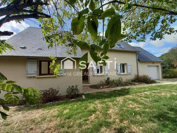 Pavillon familial 4 chambres avec garage et terrain
