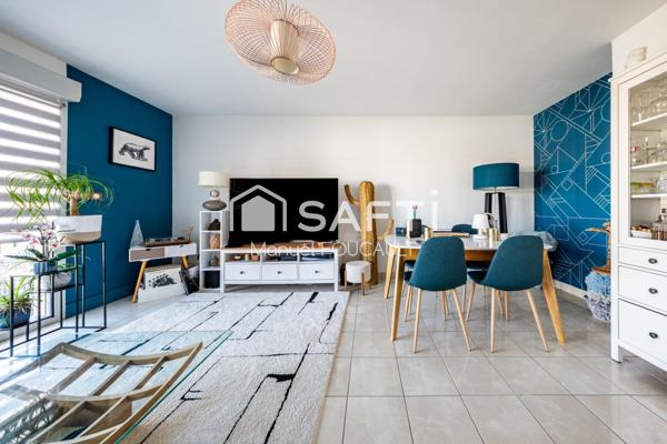 Dijon centre ville, Quartier Jouvence, appartement type 4 de 82 m2 avec terrasse, caves et garage en sous-sol