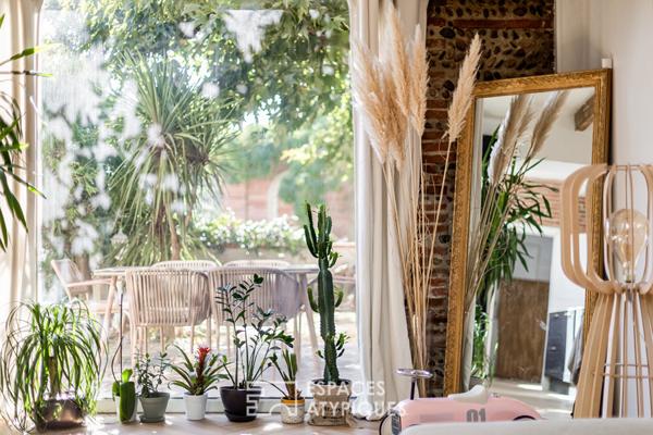 Maison toulousaine rénovée avec jardin proche de Toulouse