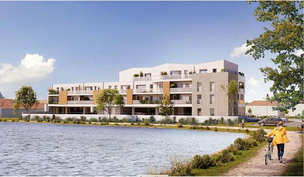 Appartement neuf Saint Gilles Croix De Vie 2 chs 62 m2 et parking privé