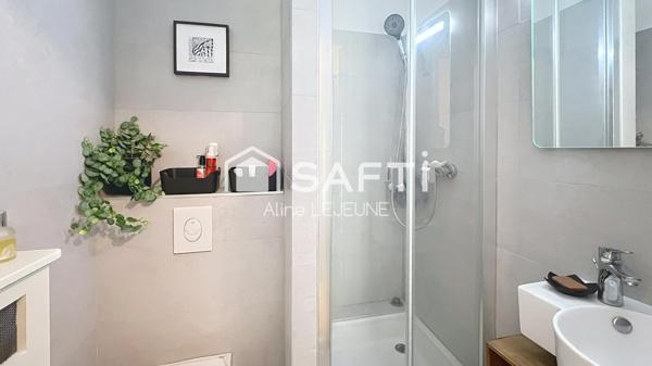 Lumineux appartement en RDC avec jardin privatif 100 m2 et stationnements, proche Loire.