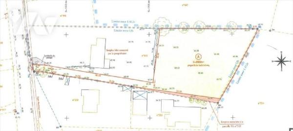 ALLAIRE - 143/322T - Proche bourg, terrain à bâtir d'environ 2322 m². A VIABILISER -  raccordab...