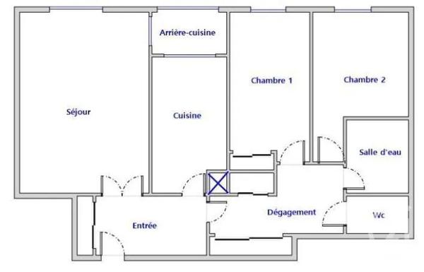 Appartement T3 à vendre  3 pièces - 82,66 m 2   LYON  - 69004