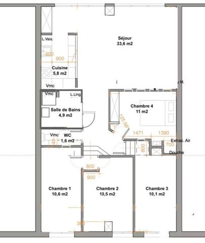 Appartement Ivry Sur Seine 5 pièce(s) 89 m2
