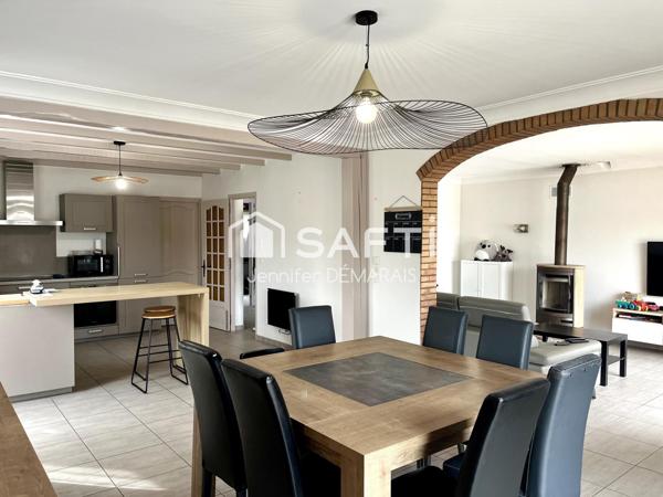 MAISON FAMILIALE JARDIN ARBORE PISCINE SAINT-JORY