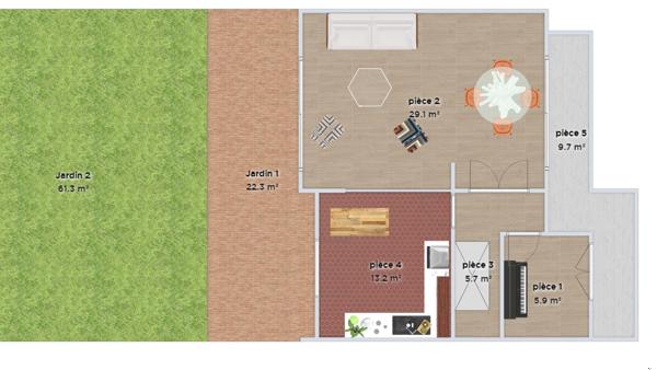 Maison 5 pièces - 154 m²