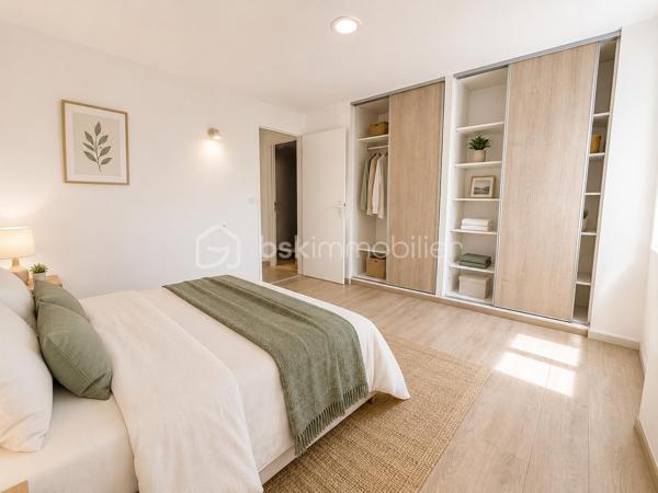 Située en plein cœur de Vinay (38470), cette maison de village d'environ 97 m² offre un fort potentiel pour un projet mixte habitation/commerce.

Le rez-de-chaussée est composé d'un local commercial avec vitrine sur rue. À noter que la destination commerciale ne peut pas être modifiée.

Agencement

Rez-de-chaussée :

Local commercial avec vitrine
Cave en sous-sol

1er étage :

Grande pièce de vie lumineuse avec cuisine ouverte et salon

2ème étage :

Une chambre
Salle de bains
WC indépendant

Combles aménagés :

Une deuxième chambre
Les + du bien
✅ Toiture entièrement refaite en 2024
✅ Isolation des combles réalisée en 2025
✅ Fenêtres et Velux neufs
✅ Fibre optique installée
✅ Cave
✅ Belle luminosité
✅ Idéal pour une activité commerciale avec logement au-dessus

Les travaux récents (toiture, isolation et menuiseries) permettent de bénéficier d'un bien déjà largement rénové sur les postes les plus importants.

Information importante : Afin de permettre aux acquéreurs de mieux se projeter, certaines photos meublées ont été réalisées grâce à l'intelligence artificielle (home staging virtuel). Les photos non meublées représentent l'état réel des pièces.

Pour plus d'informations ou pour organiser une visite, n'hésitez pas à me contacter.