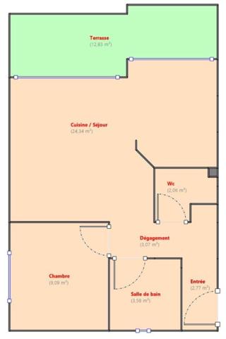 Grasse (06130) EXCLUSIVITE GRASSE - Vendu loué , idéal investisseur.