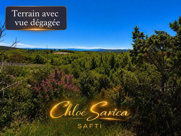 Magnifique terrain rare à la vente sur la commune de Volx