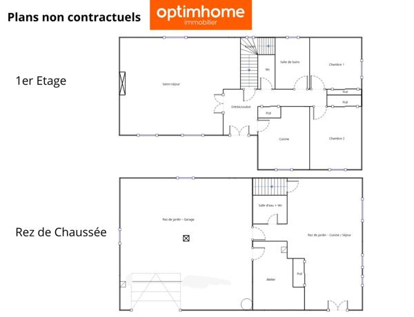 Civrieux - Maison à vendre 123 m²,  terrain de 1470 m²