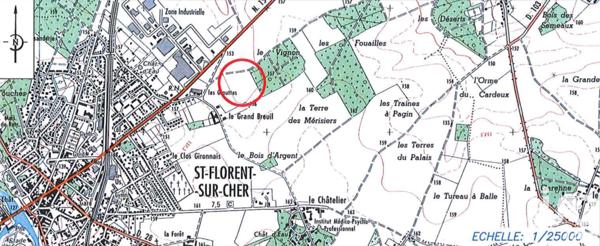 Terrain à vendre 874 m² Saint-Florent-sur-Cher