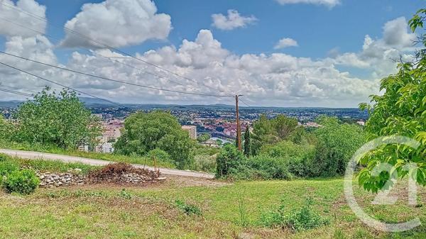 Terrain à vendre  1282 m 2   ALES  - 30